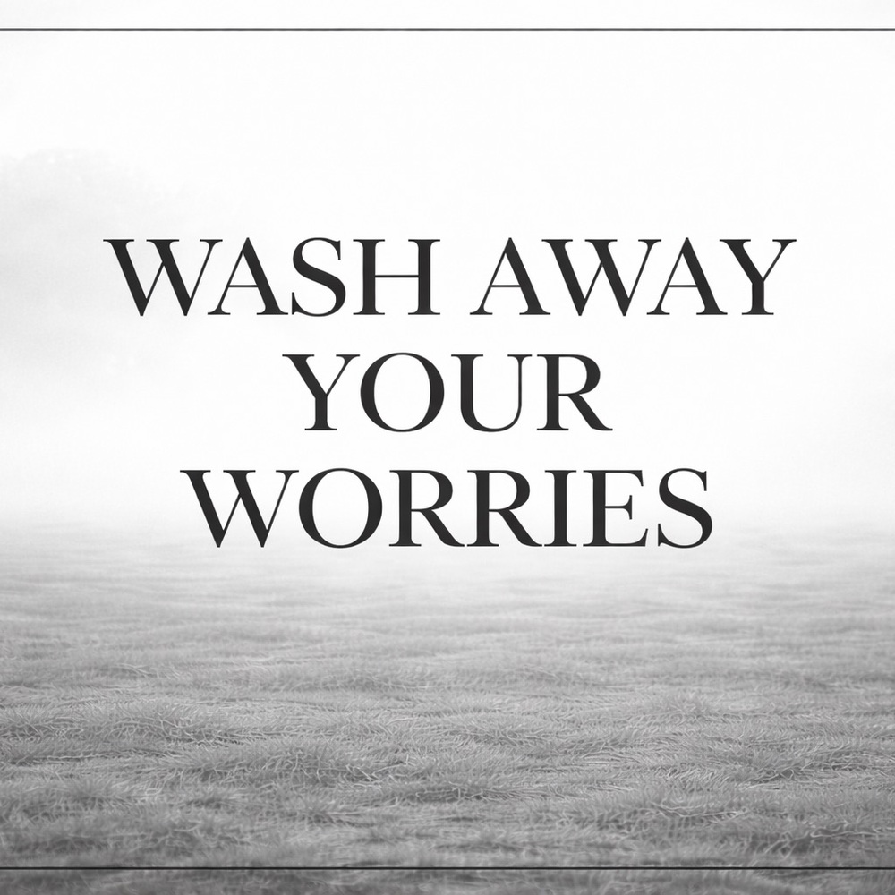 Wash Away Your Worries Wall Art 8x10 Photo Print